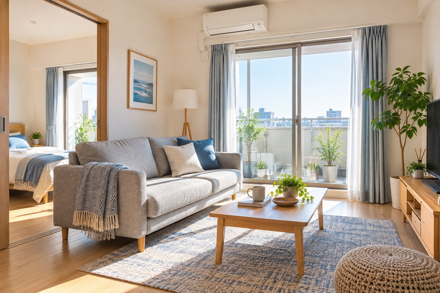 休日は、部屋でのんびり。